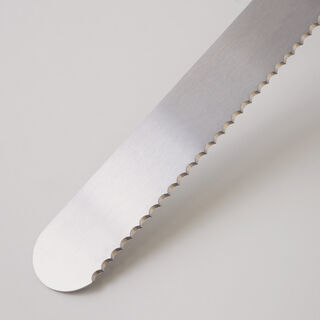 Alberto stainless steel saptula 39*3.7*2cm, cream