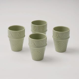 Dallaty Moroccan Tea Cup Green, 6 Pieces