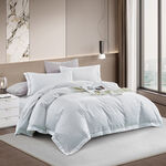 3Pcs cotton duvet cover 260*220cm with embelishment image number 0