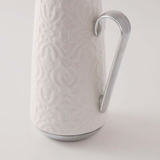 دلتي دلة بورسلان، أبيض 1 لتر