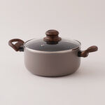 البرتو طقم قدور الومنيوم 12 قطعة، بني image number 3