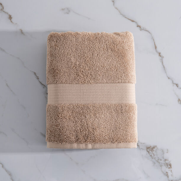 Boutique Blanche Beige Egyptian Cotton Luxury Hand Towel, 90*50 Cm image number 0