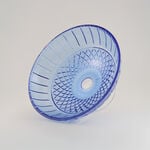 Homez D&eacute;cor Bowl Glass Navy Blue 29.4*29.4*14.4 Cm image number 2