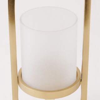 Lucerna Ramadan Geometric Lanterns Medium, Gold 14*14*38Cm