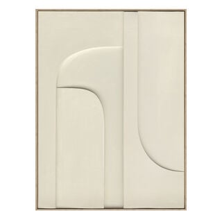 Homes wall art with wooden frame, 90*120 cm