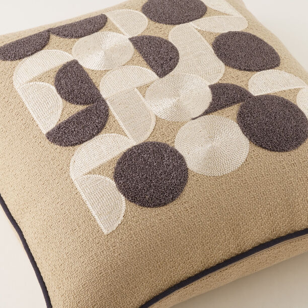 Homez Circle Geometric Cushion Cover, 45*45Cm image number 3
