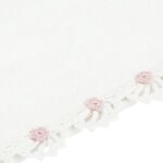 Crochet Border Bath Towel 100% Cotton 70*140 cm White image number 2
