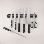 Samura super set of 8 stainless steel knives, black image number 0