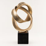 Homez sable pisa decorative sculpture 45*32*67.5cm, gold image number 1