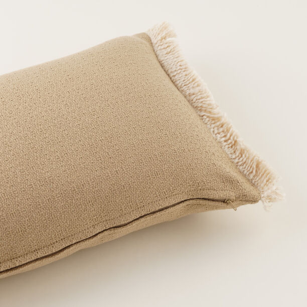 Homez Beige Light Edge Rectangular Cushion Cover, 30*45Cm image number 3