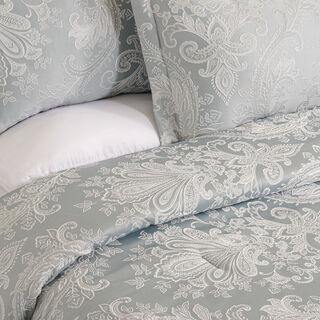 Boutique blanche 3pcs super king jacquard comforter set, in grey 250*260cm