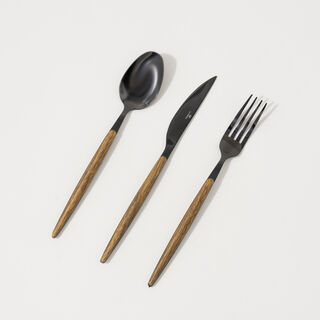 La Mesa 18 pcs cutlery set with abs handle, gold