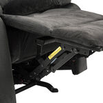 Rocking 1 Seater Recliner Dark Green image number 7