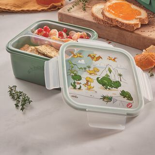 Snips Snipslock lunchbox dino 15*7.5cm, green