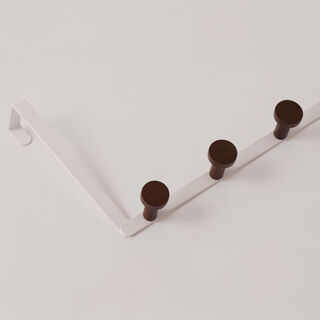 هومز علاق باب 5 قطع الومنيوم، أبيض 52*38*39 سم