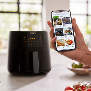Philips Essential Airfrer XL, 2000W, 1.2Kg, 6.2L, Black