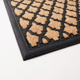 Homez welcome door mat, black
