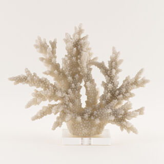 هومز قطعة ديكور بالي ريزن 35*13*36سم، بيج