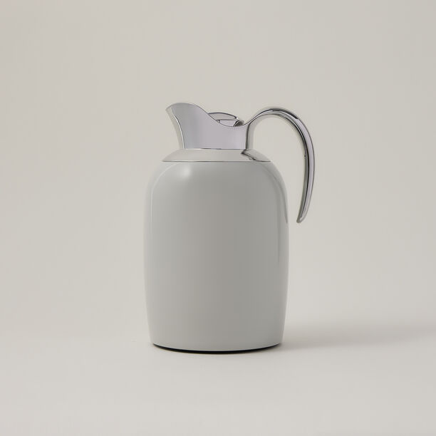 Dallaty steel vacuum flask grey/chrome 1.3L image number 0