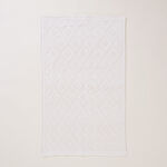 Boutique Blanche white cotton bathmat 60*90 cm image number 0