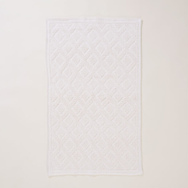 Boutique Blanche white cotton bathmat 60*90 cm image number 0