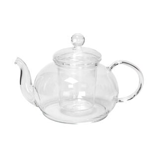 1Pcs Tea Pot Glass Heat And Flame Resistant