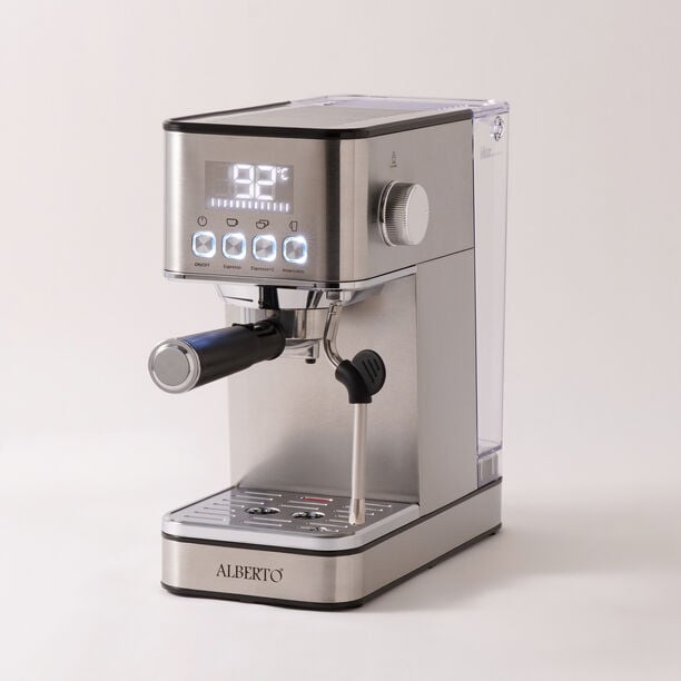 أوبال ماكينة قهوة إسبريسو ستانلس ستيل، فضي 1.7لتر image number 0