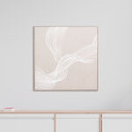 Homez square design canvas wall art in a wooden frame 80*80*4.5cm image number 0
