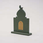 Homez Qamar Collection Decoration Item, Green, 21*6*26.5 Cm image number 1