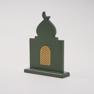 Homez Qamar Collection Decoration Item, Green, 21*6*26.5 Cm