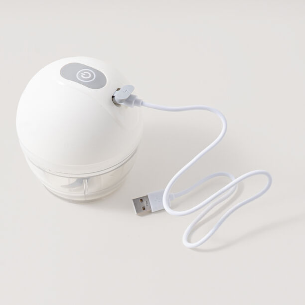 Alberto mini electric chopper 150ml, stainless steel, white image number 1