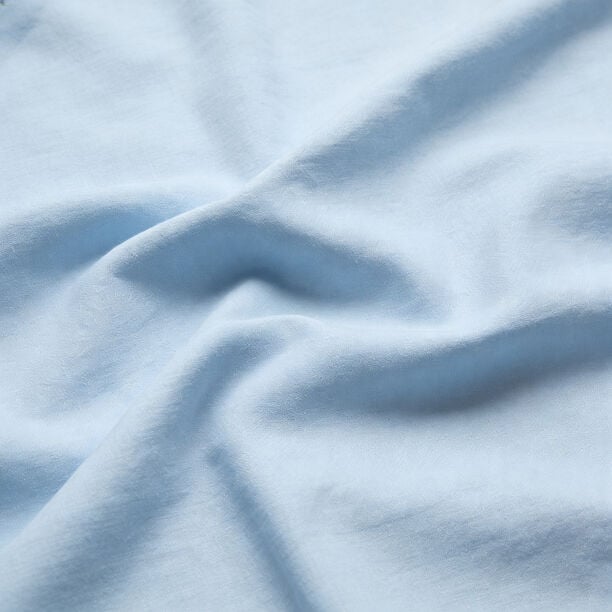Boutique Blanche Fitted Sheet 100% Cotton 200Tc Percale Super King, Soft Blue 200*200 Cm image number 3