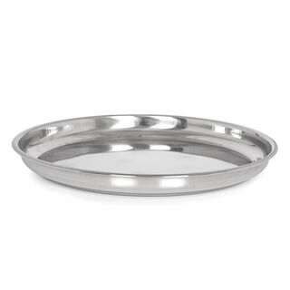 Alberto Stainless Steel Round Serving Tray 
