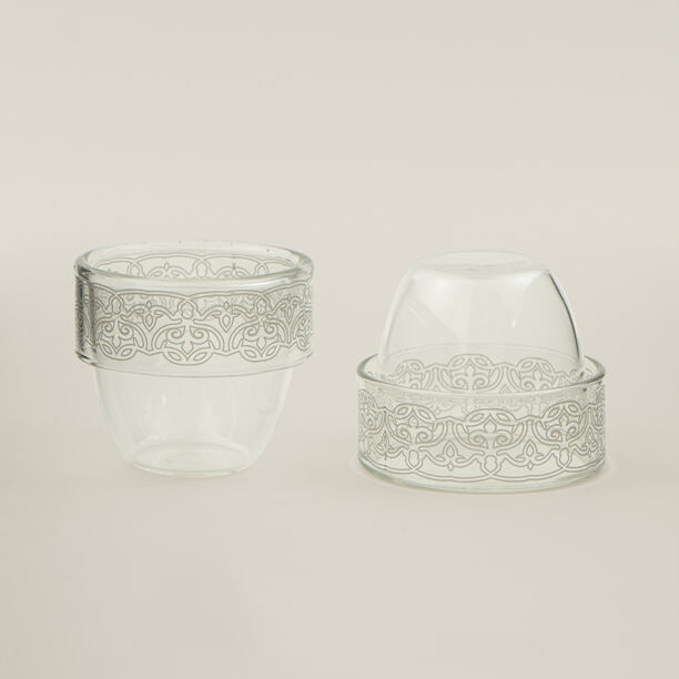 Dallaty glass coffee cup set 6pcs image number 2