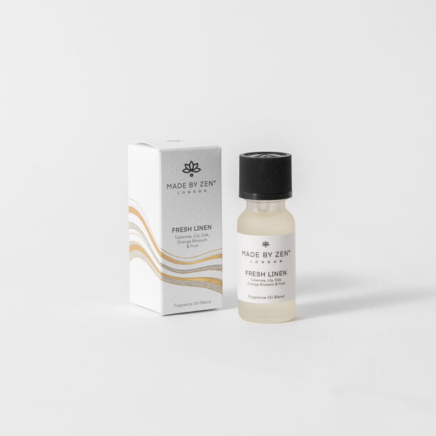 Made by Zen fresh linen signature fragrance oil 15ml image number 0