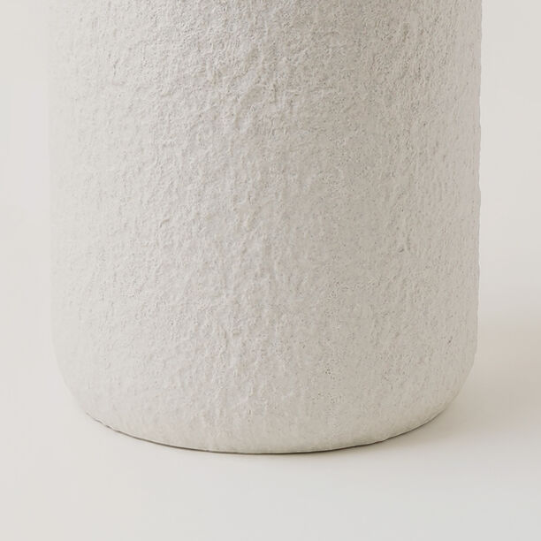 Homez polyresin waste bin, off white 20.3*20.3*25cm image number 2