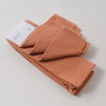 ألبرتو طقم مناشف مطبخ قطن 100% 4 قطع، برتقالي image number 1