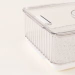 وعاء تخزين طعام بلاستيك شفاف 26.5*18*13.5 سم image number 3