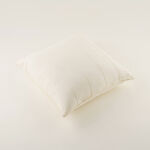 Homez White Subtle Line Cushion Cover, 45*45Cm image number 2