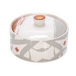Lamesa 1Pc Porcelain Date Bowl Ingenuity Rosegold&Gray 12.50Cm image number 0
