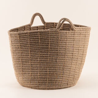 Homez jute storage basket woven 43*43*38cm, brown