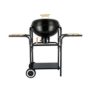 Trolley Kettle Grill In Black