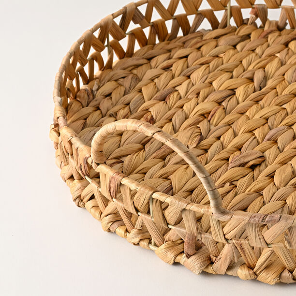 دلتي صينية راتان دائرية 38*38*12سم image number 1