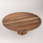Alberto wooden cake dome with stand 36*13.5 cm image number 3