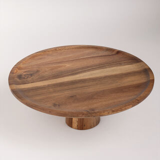 Alberto wooden cake dome with stand 36*13.5 cm