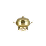 Food Server With Caligraphy Standbrass Polish image number 0