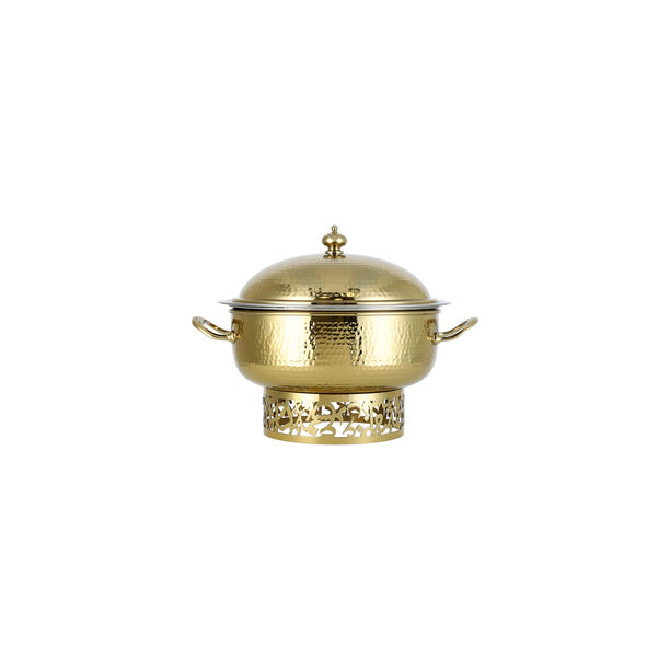 Food Server With Caligraphy Standbrass Polish image number 0