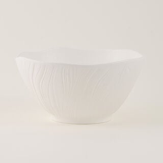 Alberto Ceramic Mixing Bowl Waves White 5.2L