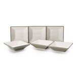 Rio Divided Section Plate Set 3 Pieces Green Glaze image number 0