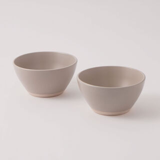 La Mesa 4pcs porcelain bowl set, beige 18*18*9 cm